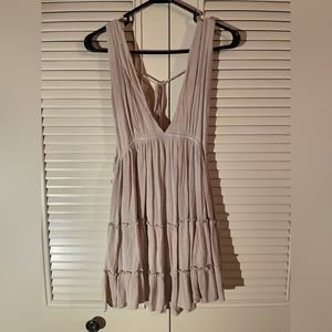 Boho nude dress
